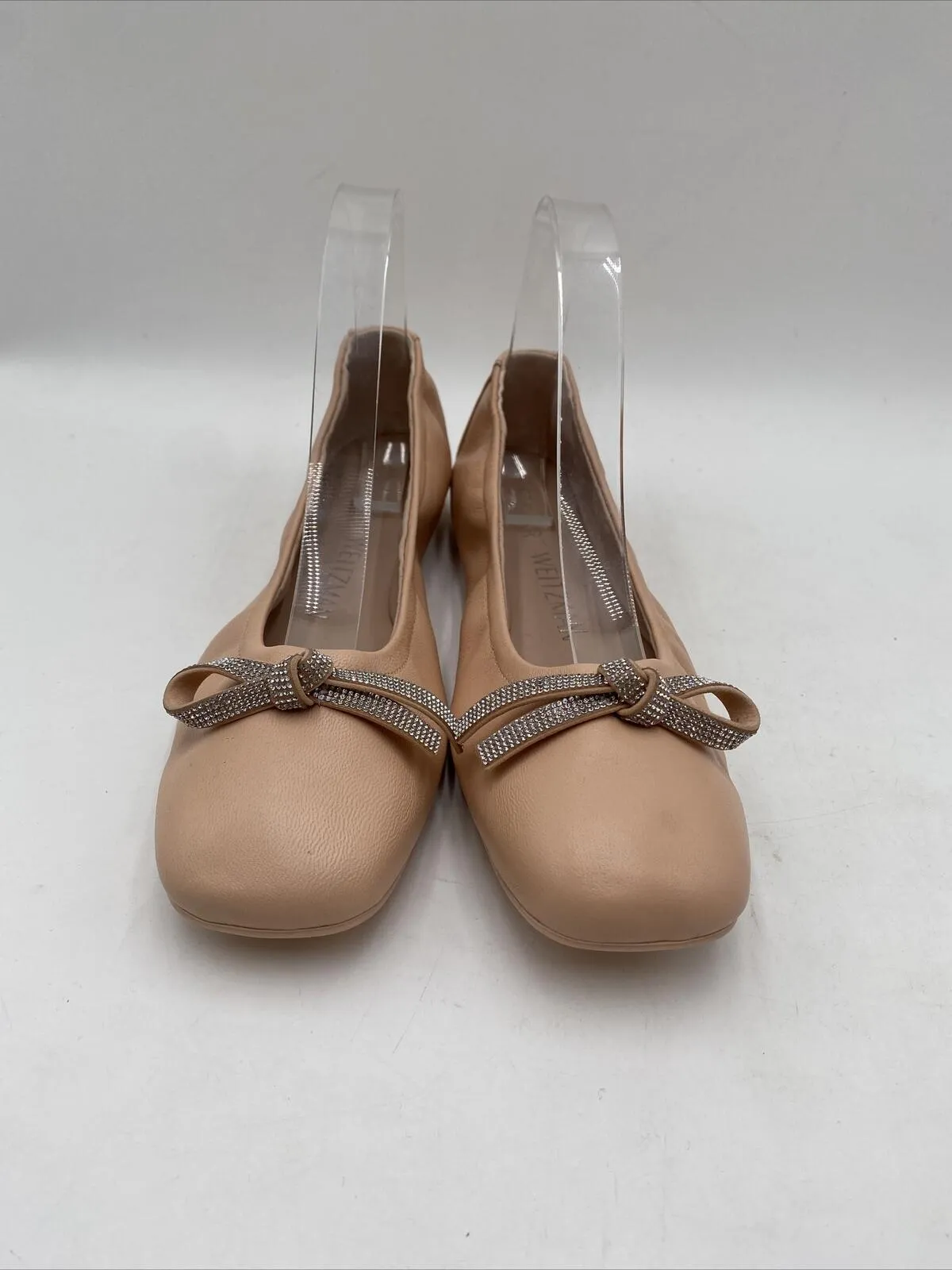 Stuart Weitzman Women’s Dixie Ballet Flats Beige Size 9.5B - Very Good