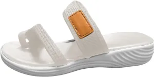 Summer Sandals for Women 2025 Ring Toe Flip Flops with Arch Support Beach Breathable Mesh Slide Sandls Womens Orthopedic Sandals