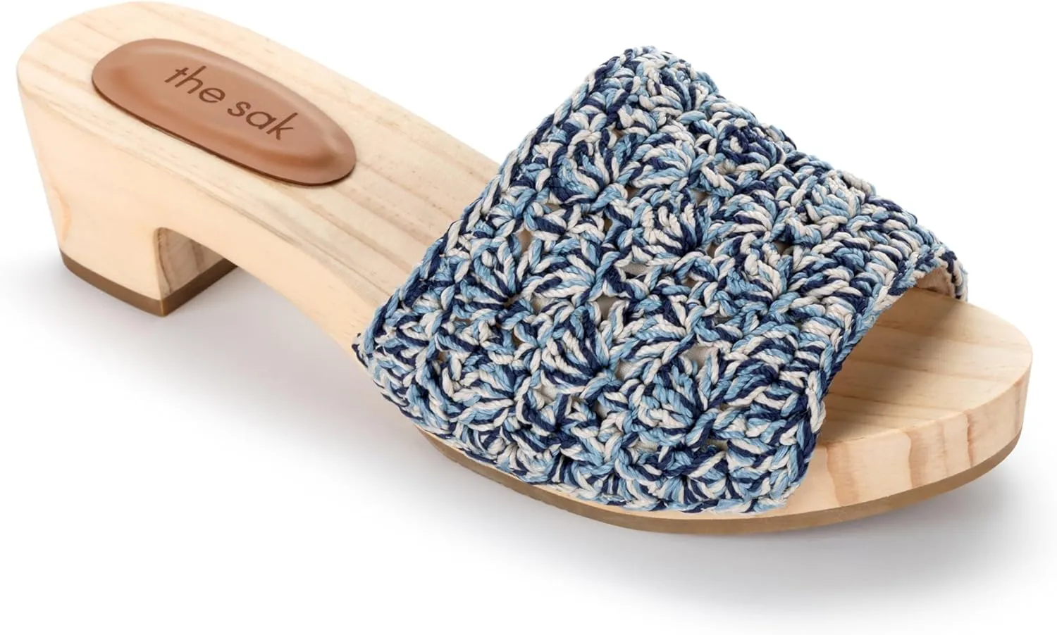 The Sak Ella Clog Sandal in Crochet, Slip On Shoe