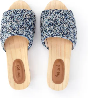 The Sak Ella Clog Sandal in Crochet, Slip On Shoe
