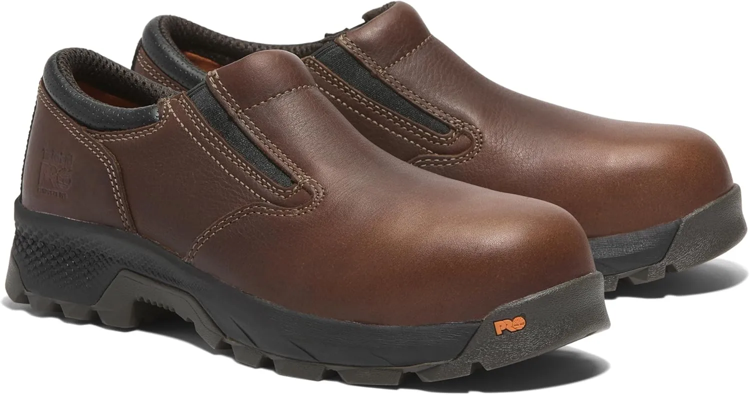 Timberland PRO Men's Titan Ev Slip-on Composite Safety Toe Industrial Casual Work Shoe