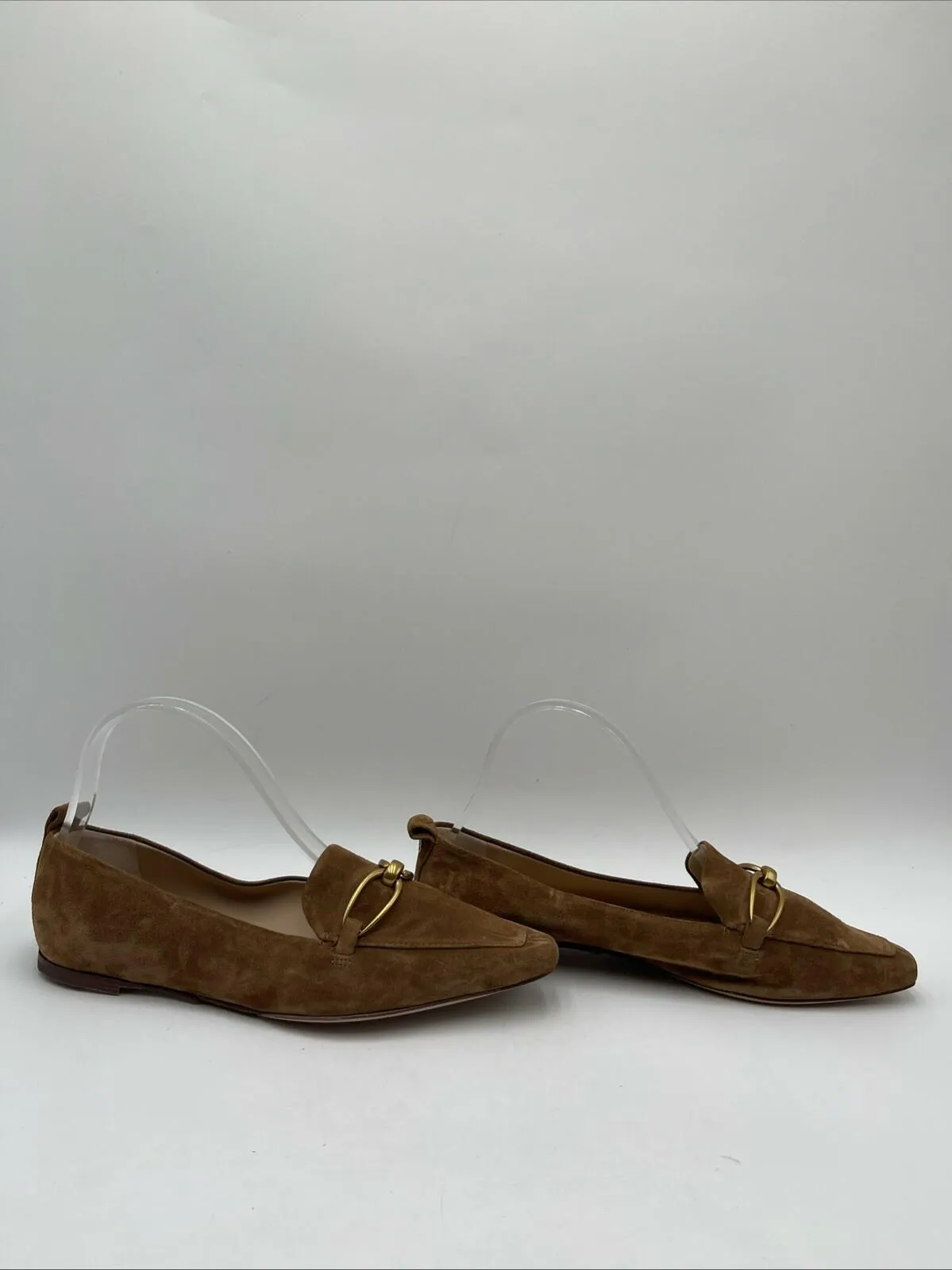 Veronica Beard Women's Champlain Slip On Loafer Flats Brown Size 8M - Very Good