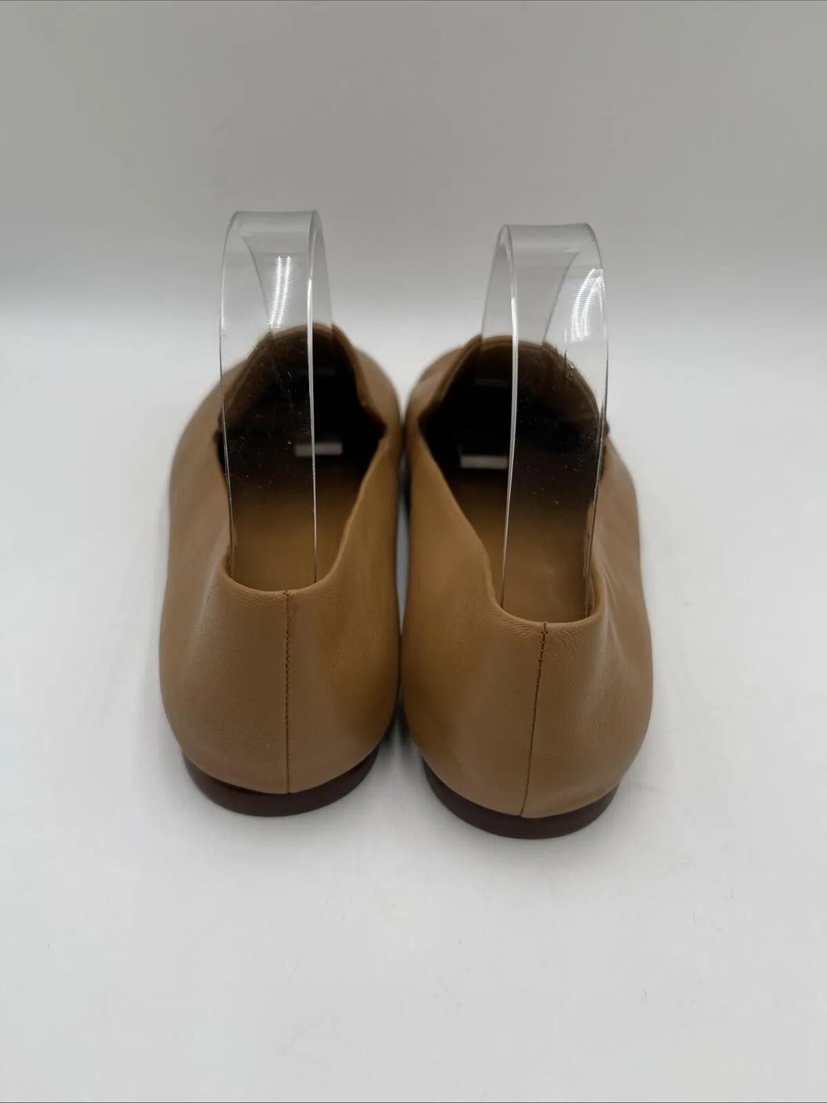 Vince Demi Women’s Leather Round Toe Loafers Brown Size 10M - Very Good