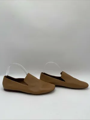 Vince Demi Women’s Leather Round Toe Loafers Brown Size 10M - Very Good