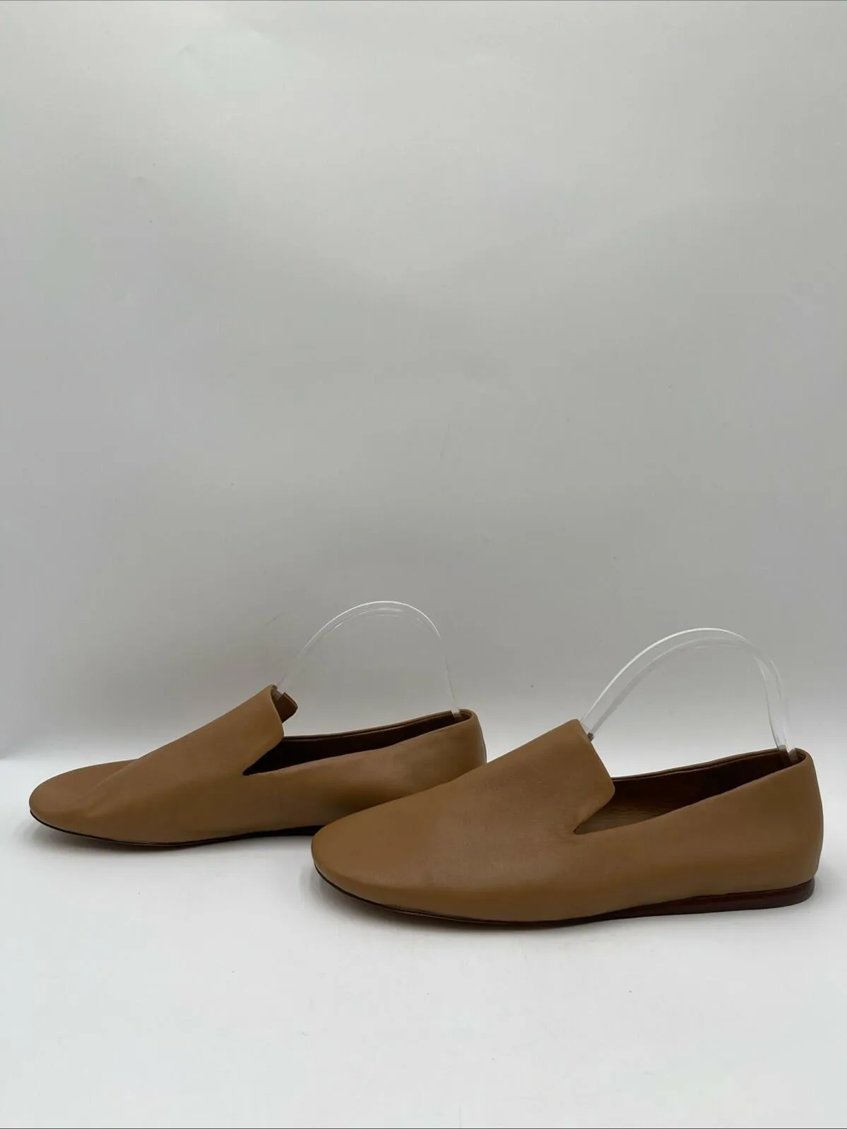 Vince Demi Women’s Leather Round Toe Loafers Brown Size 10M - Very Good