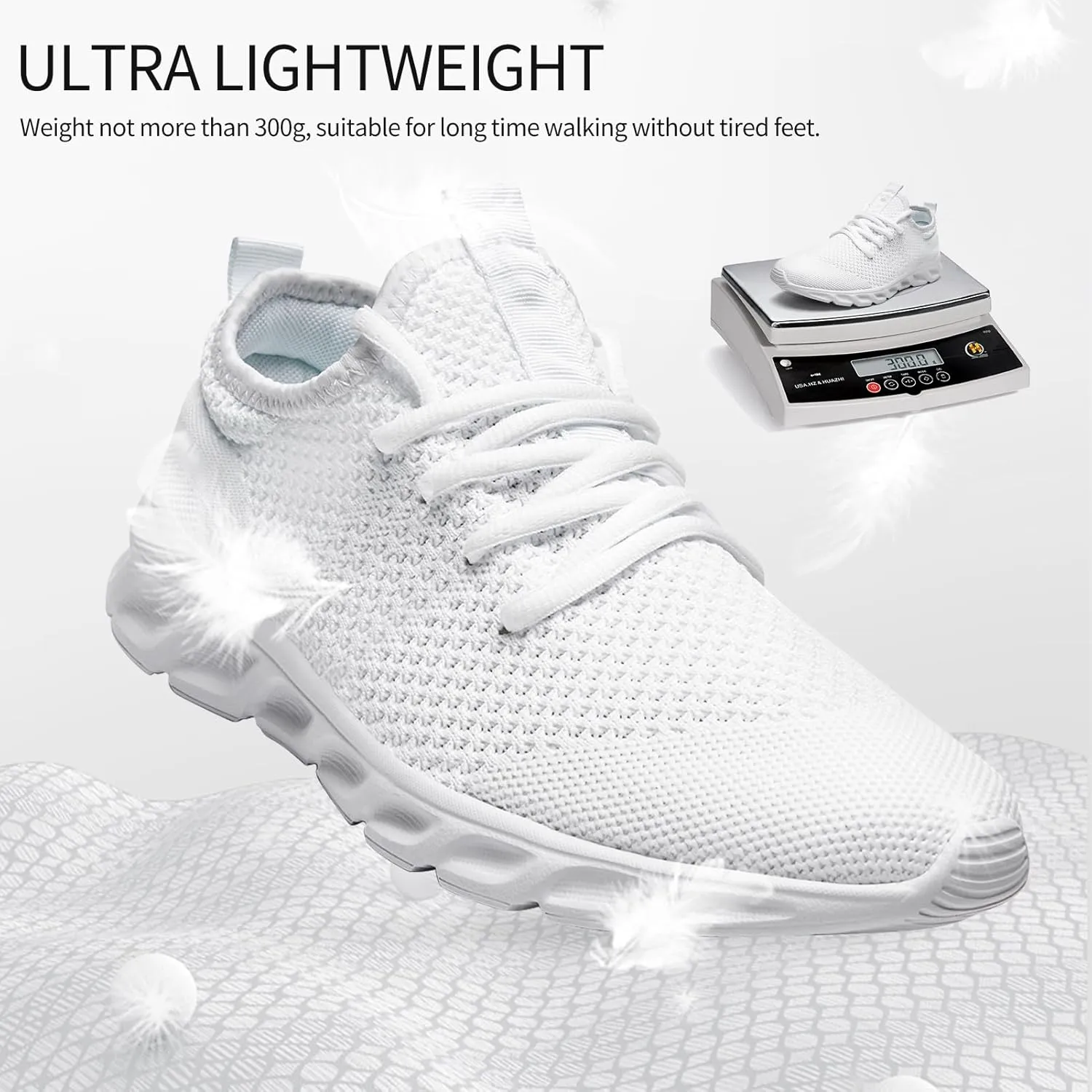WCIDFY Women & Men Running Tennis Shoes Unisex Slip On Gym Walking Shoes Lightweight Workout Sneakers Daily Footwear Traveling