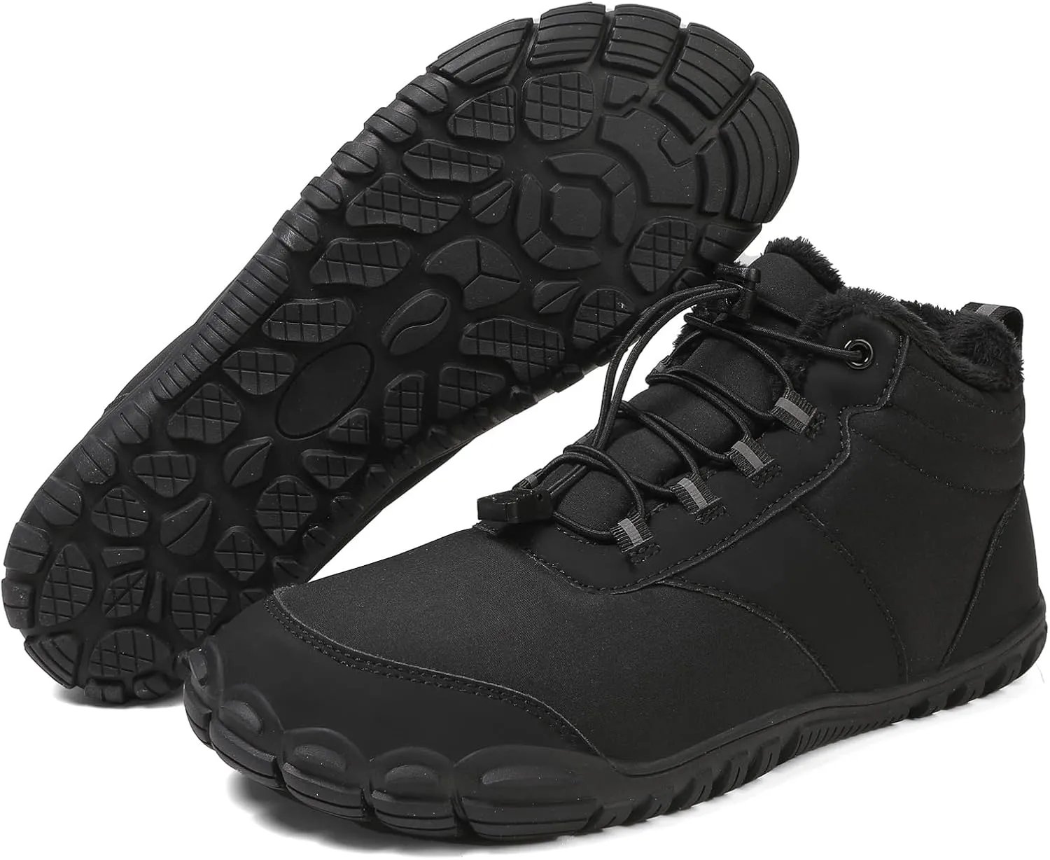 Women Winter Barefoot Shoes Mens Snow Minimalist Zero Drop Boots Wide Toe Box Toes Sneakers Workout Footwear Shoes Boots Unisex