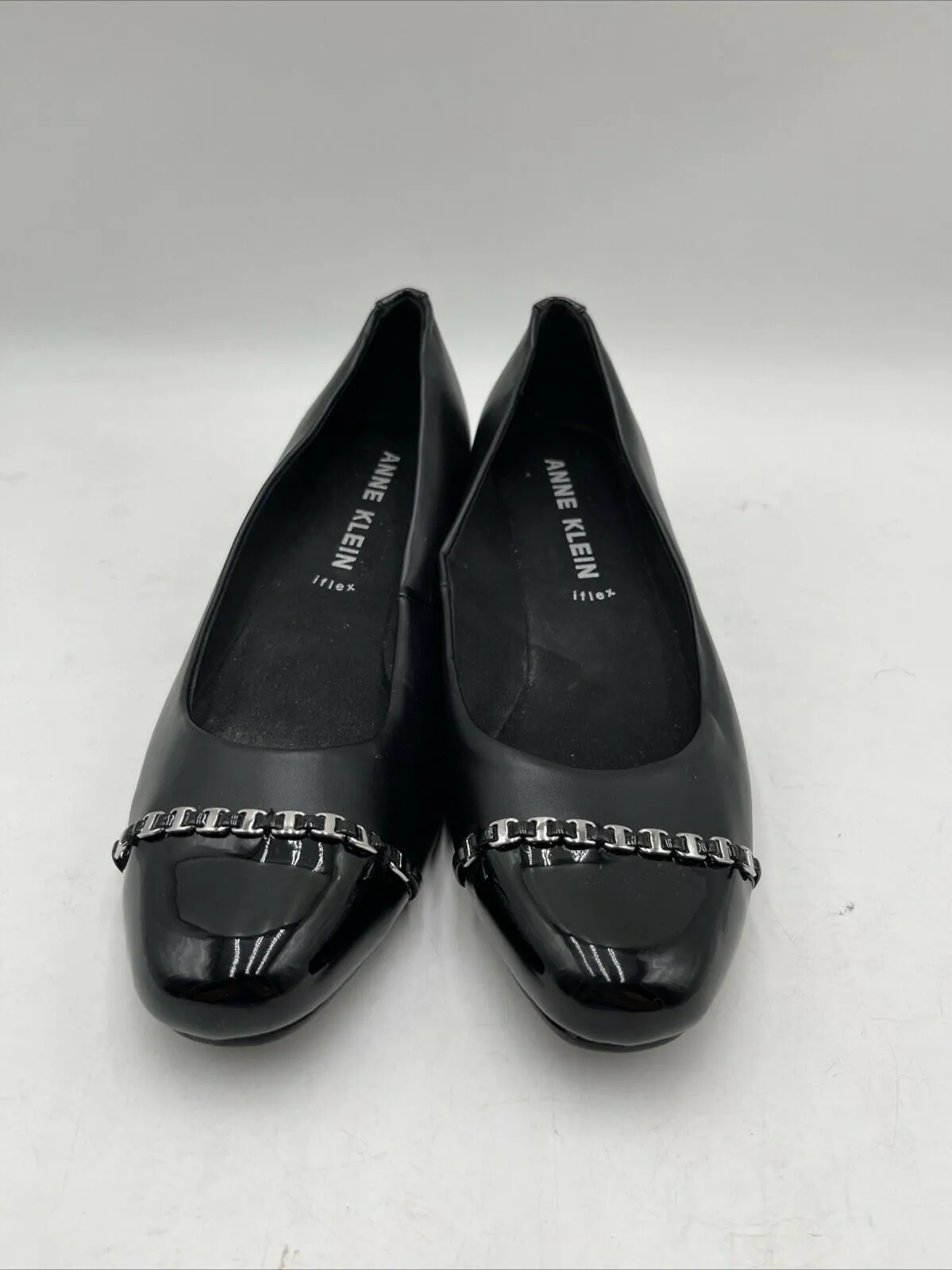 Women’s Anne Klein Maysel Wedge Flats Black Size 8.5M - Very Good
