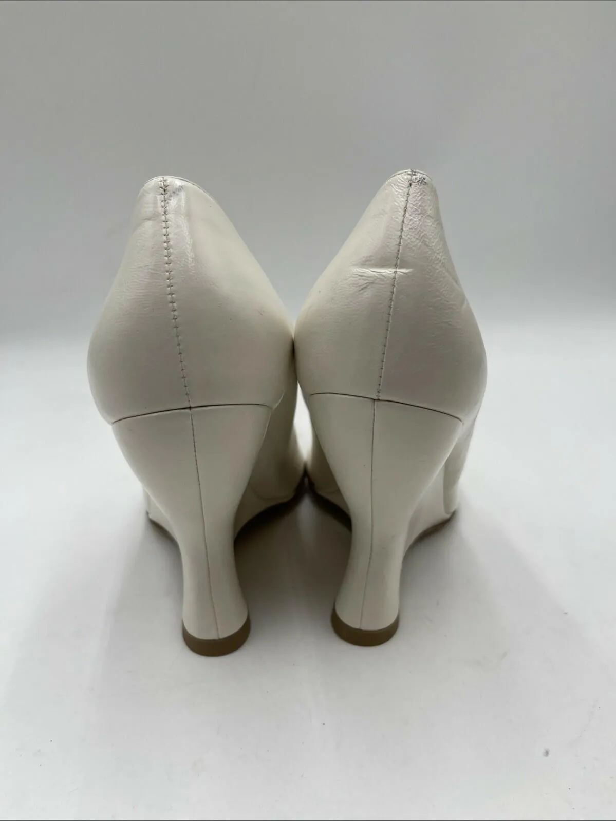 Women’s Bottega Veneta Intrecciato Weave Leather Mules White Size 41 - Very Good