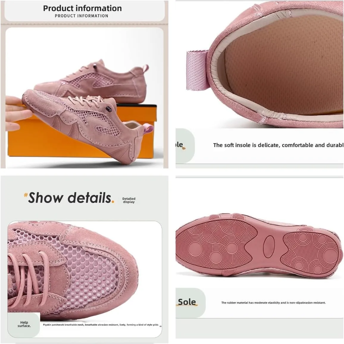 Women's Breathable Mesh Walking Shoes Lightweight Non-Slip Sneakers for Hiking,Travel Daily Wear Soft Breathable Walking Shoes