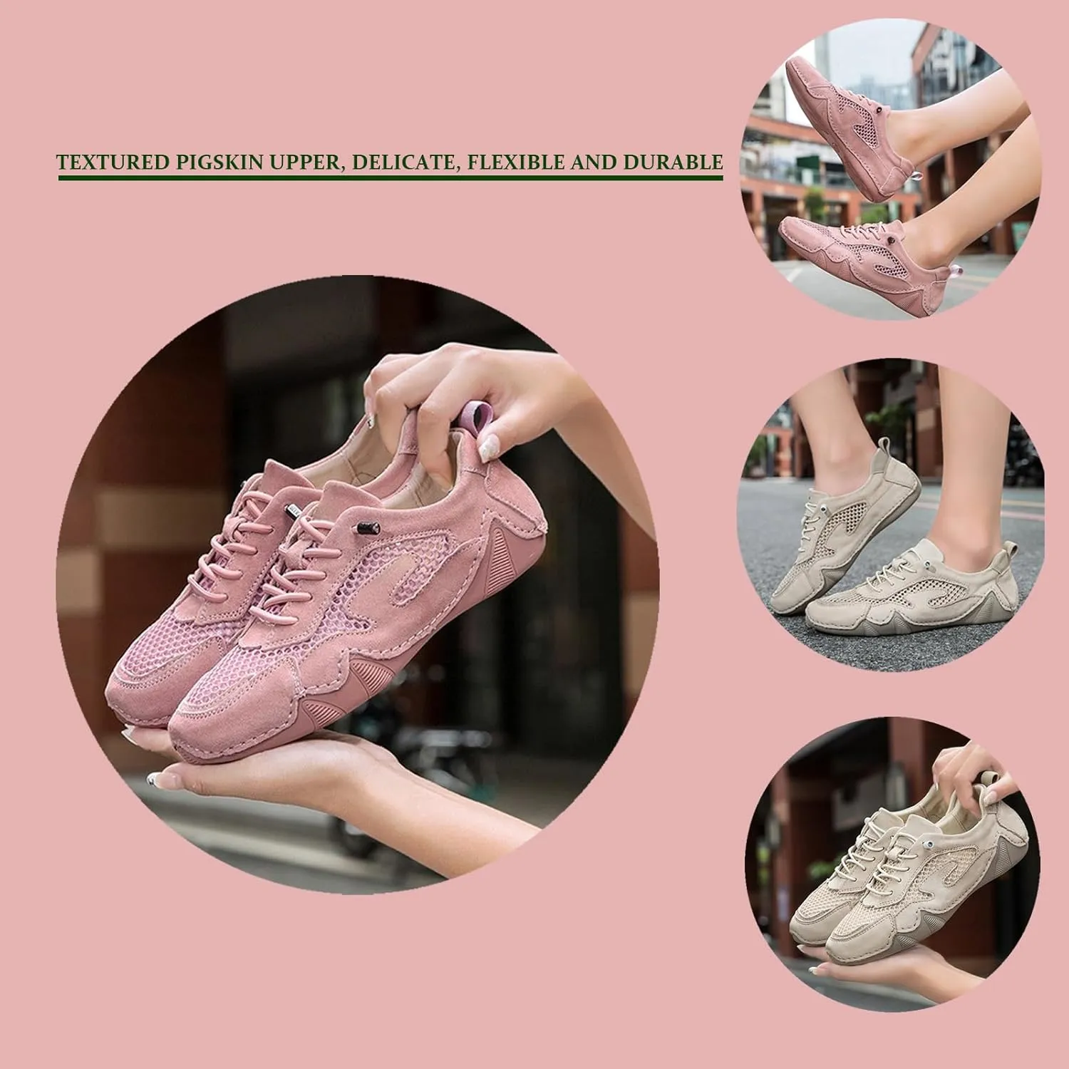 Women's Breathable Mesh Walking Shoes Lightweight Non-Slip Sneakers for Hiking,Travel Daily Wear Soft Breathable Walking Shoes