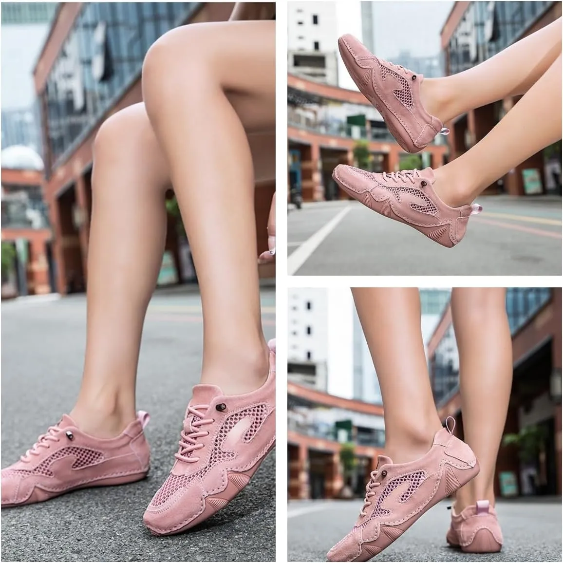 Women's Breathable Mesh Walking Shoes Lightweight Non-Slip Sneakers for Hiking,Travel Daily Wear Soft Breathable Walking Shoes