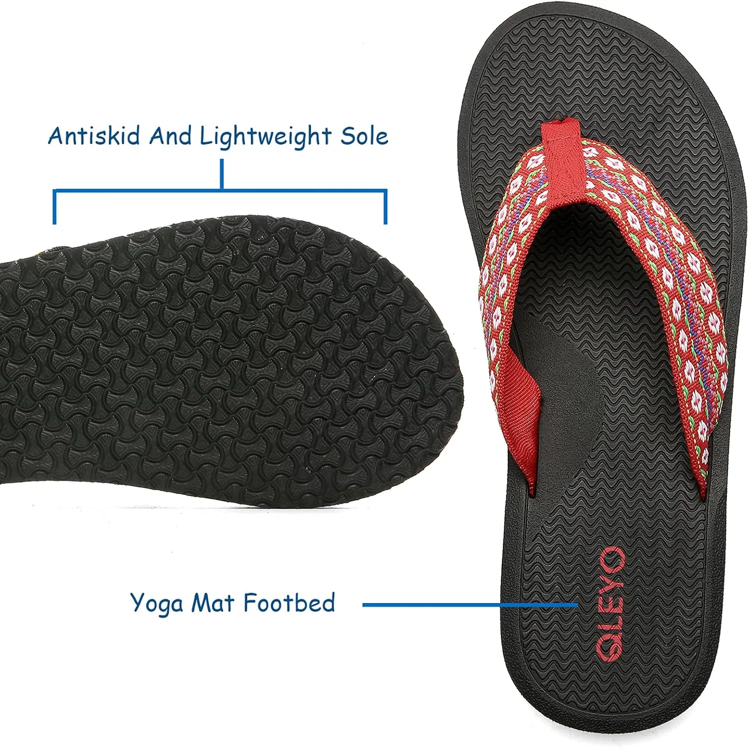 Womens Flip Flops Sandals Summer Beach Slippers