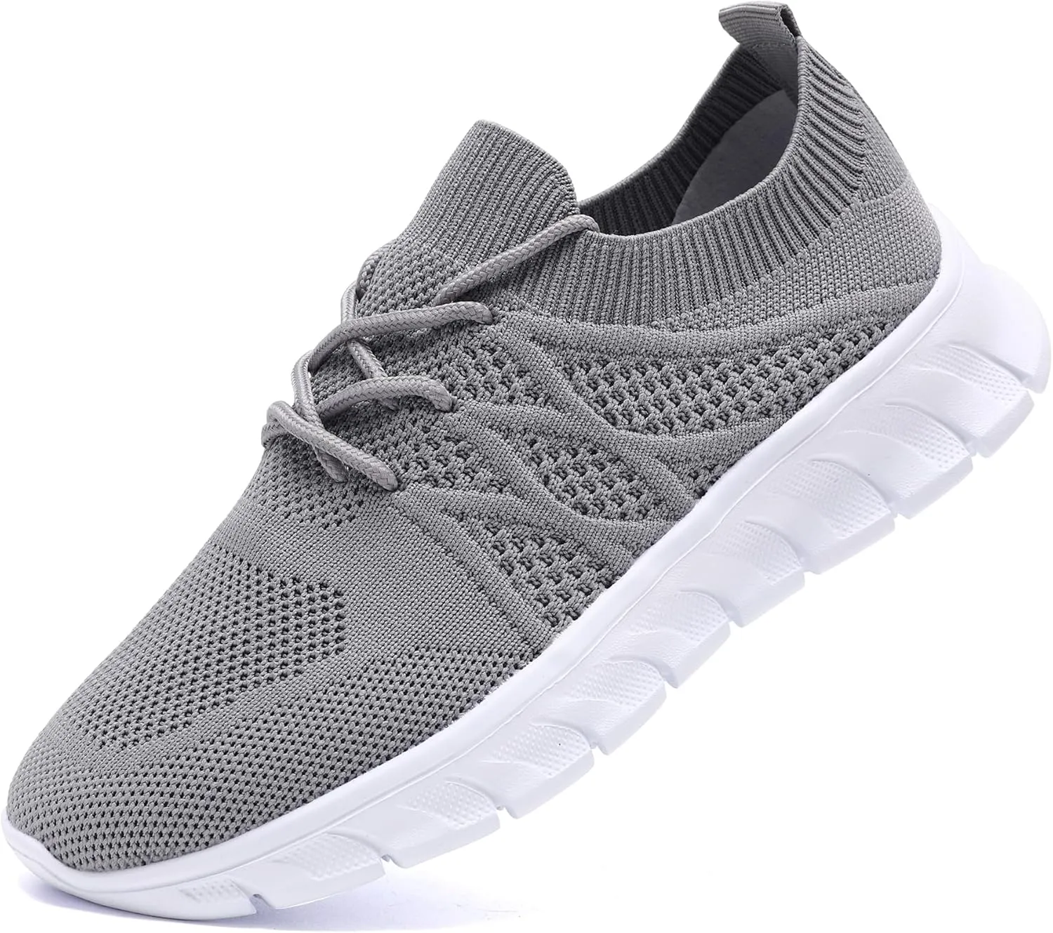Womens Lightweight Road Running Shoes Slip On Walking Sneakers Suitable for Outdoor Sports Gym and Daily Wear All Day with Breathable Upper and Elastic Sole