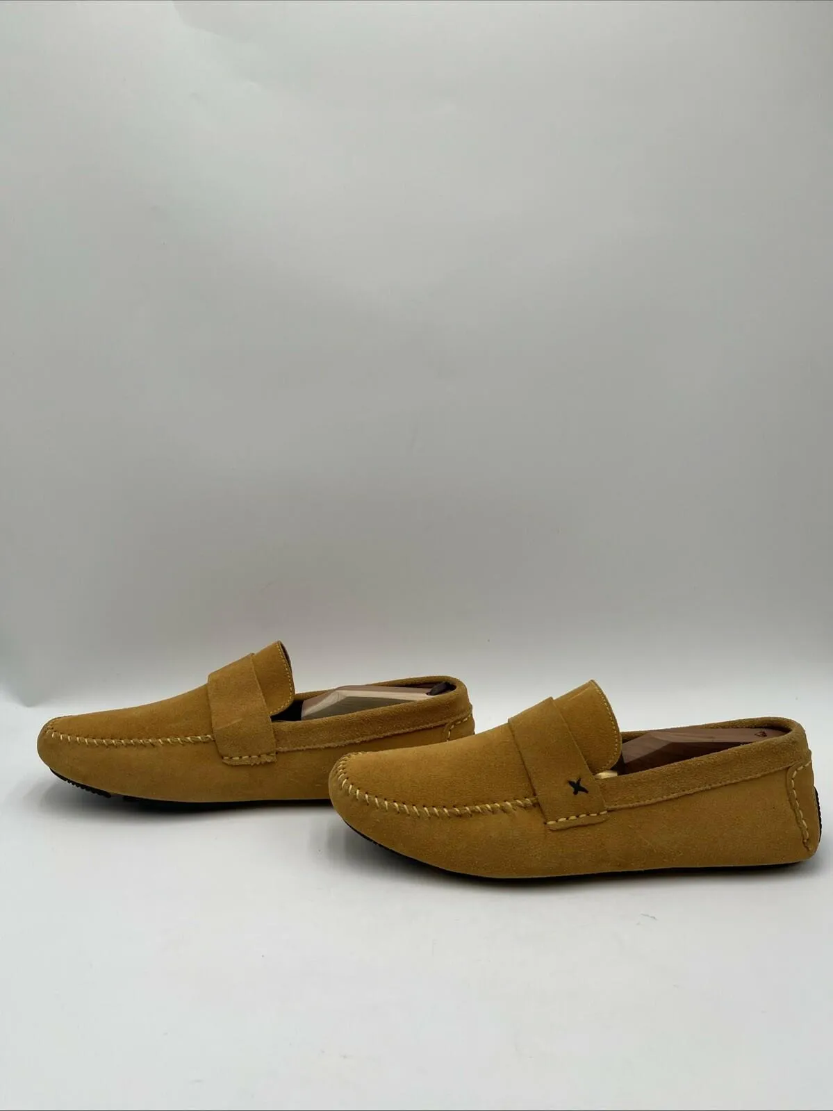 Women’s Massimo Matteo Suede Driving Shoes Yellow Size 9M - Very Good