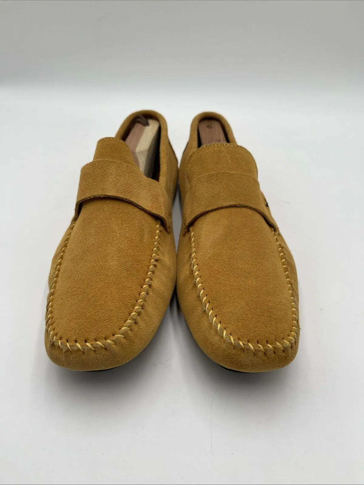 Women’s Massimo Matteo Suede Driving Shoes Yellow Size 9M - Very Good