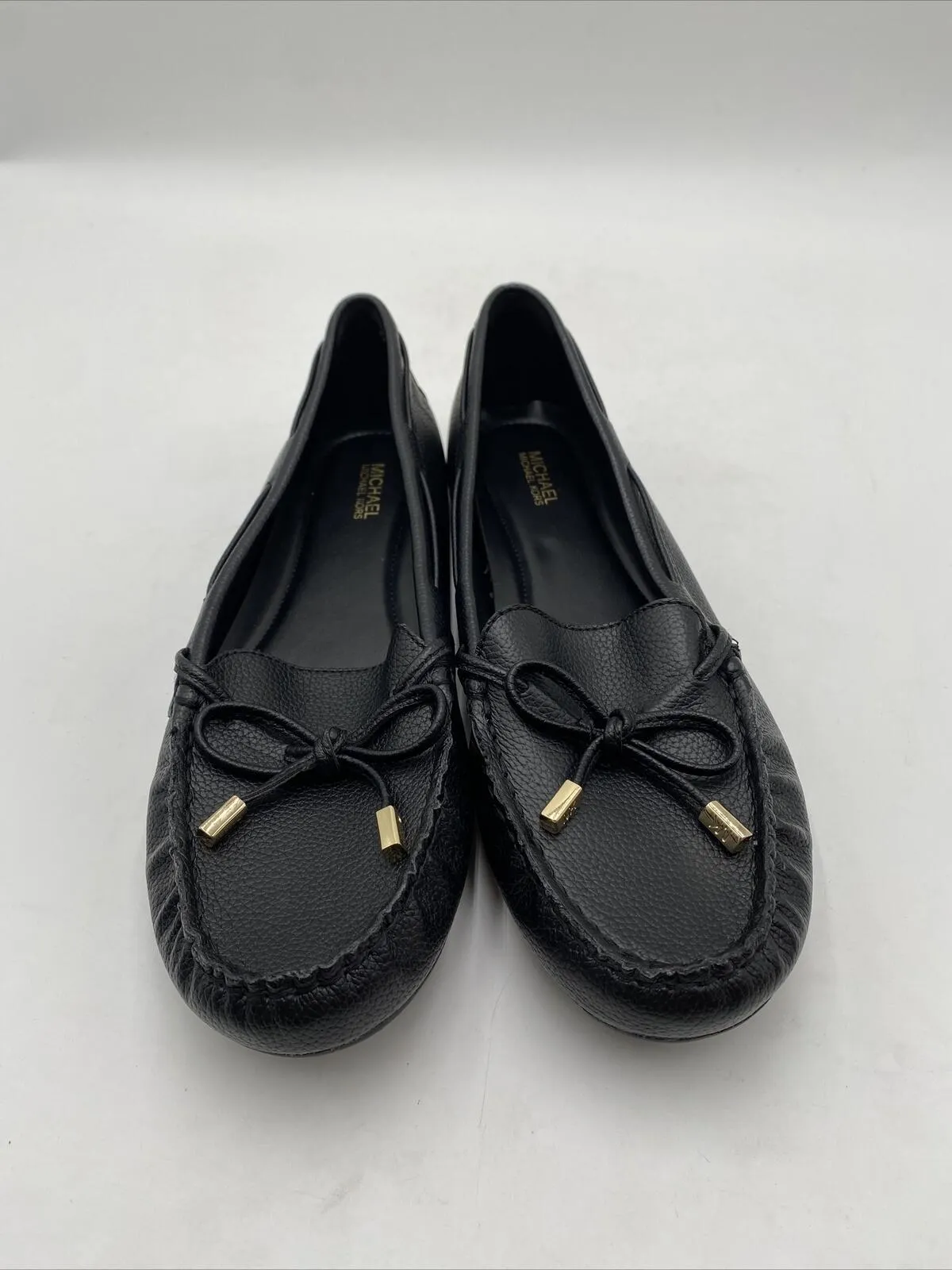 Women’s Michael Kors Sutton Moccasins Flats Black Size 9M - Very Good