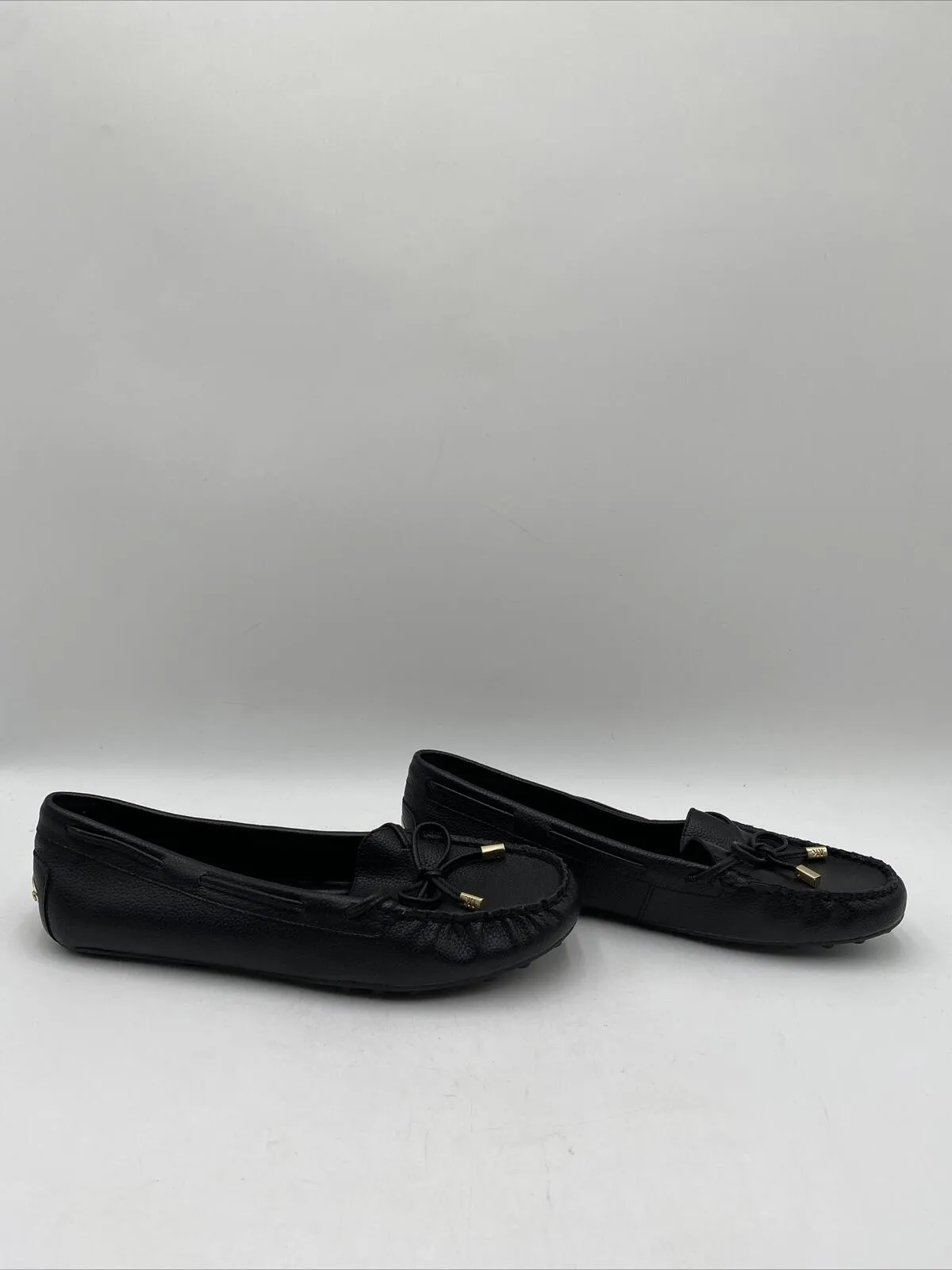 Women’s Michael Kors Sutton Moccasins Flats Black Size 9M - Very Good
