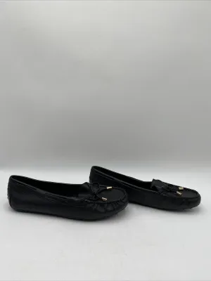 Women’s Michael Kors Sutton Moccasins Flats Black Size 9M - Very Good