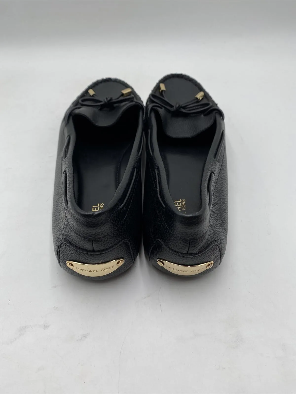 Women’s Michael Kors Sutton Moccasins Flats Black Size 9M - Very Good