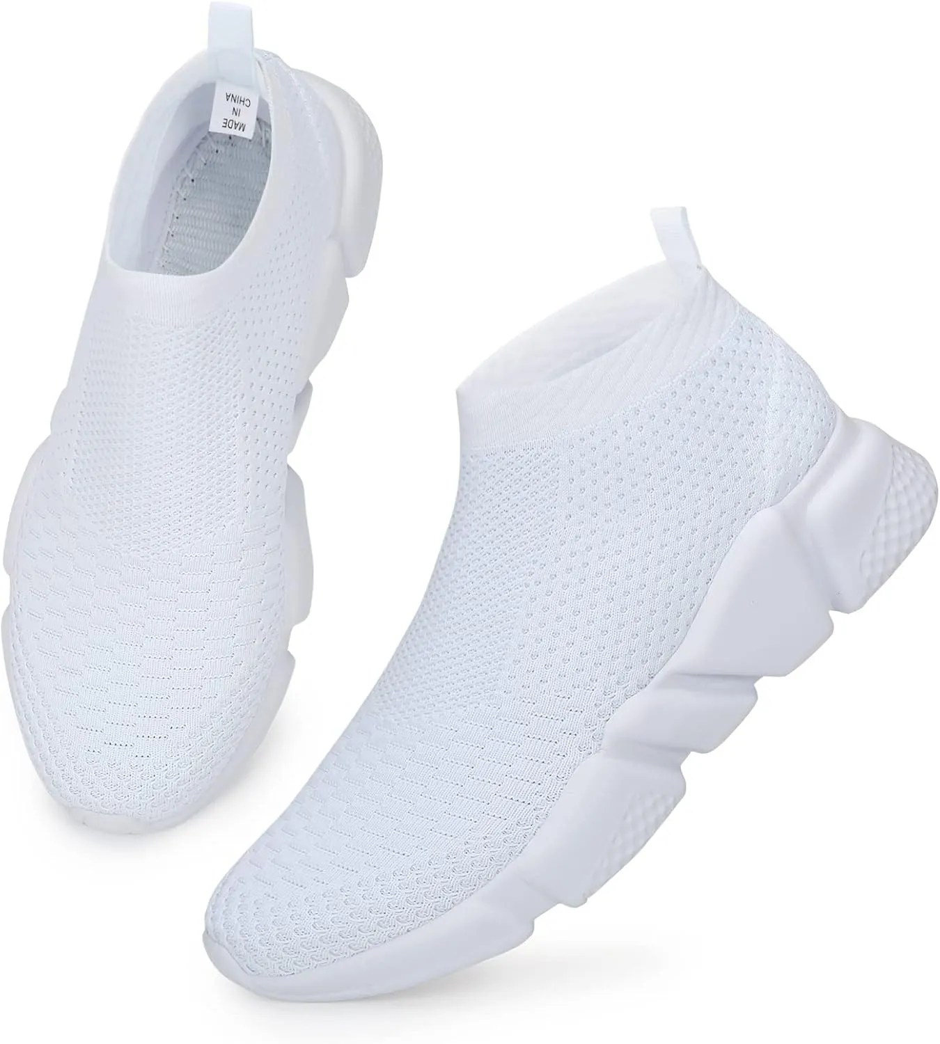 Women's Slip On Socks Sneakers Walking Shoes Running Tennis Athletic Gym Workout Non Slip Athletic Fashion Sneakers