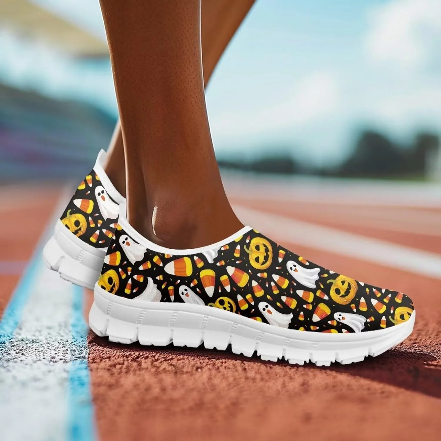 Women's Sneakers Casual Low Top Walking Sneaker Flat Outdoor Breathable Soft Slip On Lightweight Shoes for Women
