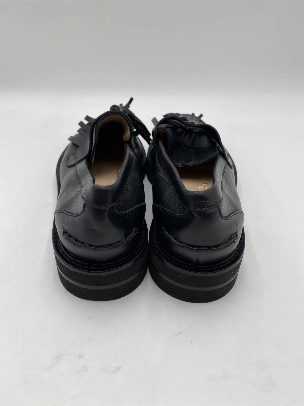 Women’s Stuart Weitzman Pearla Lug Loafers Black Size 10B/40.5 - Very Good