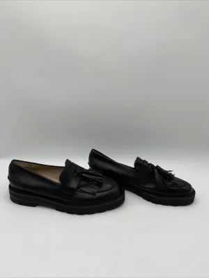 Women’s Stuart Weitzman Pearla Lug Loafers Black Size 10B/40.5 - Very Good