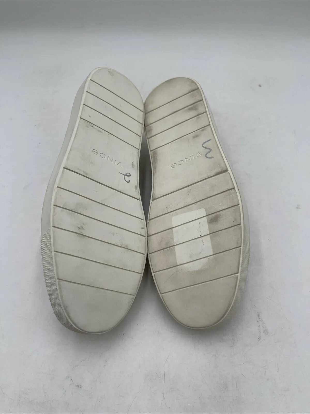 Women’s Vince Blair Canvas Sneakers Beige Size 6M/36 - Very Good