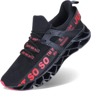 WONESION Mens Breathable Walking Tennis Running Shoes Blade Fashion Sneakers