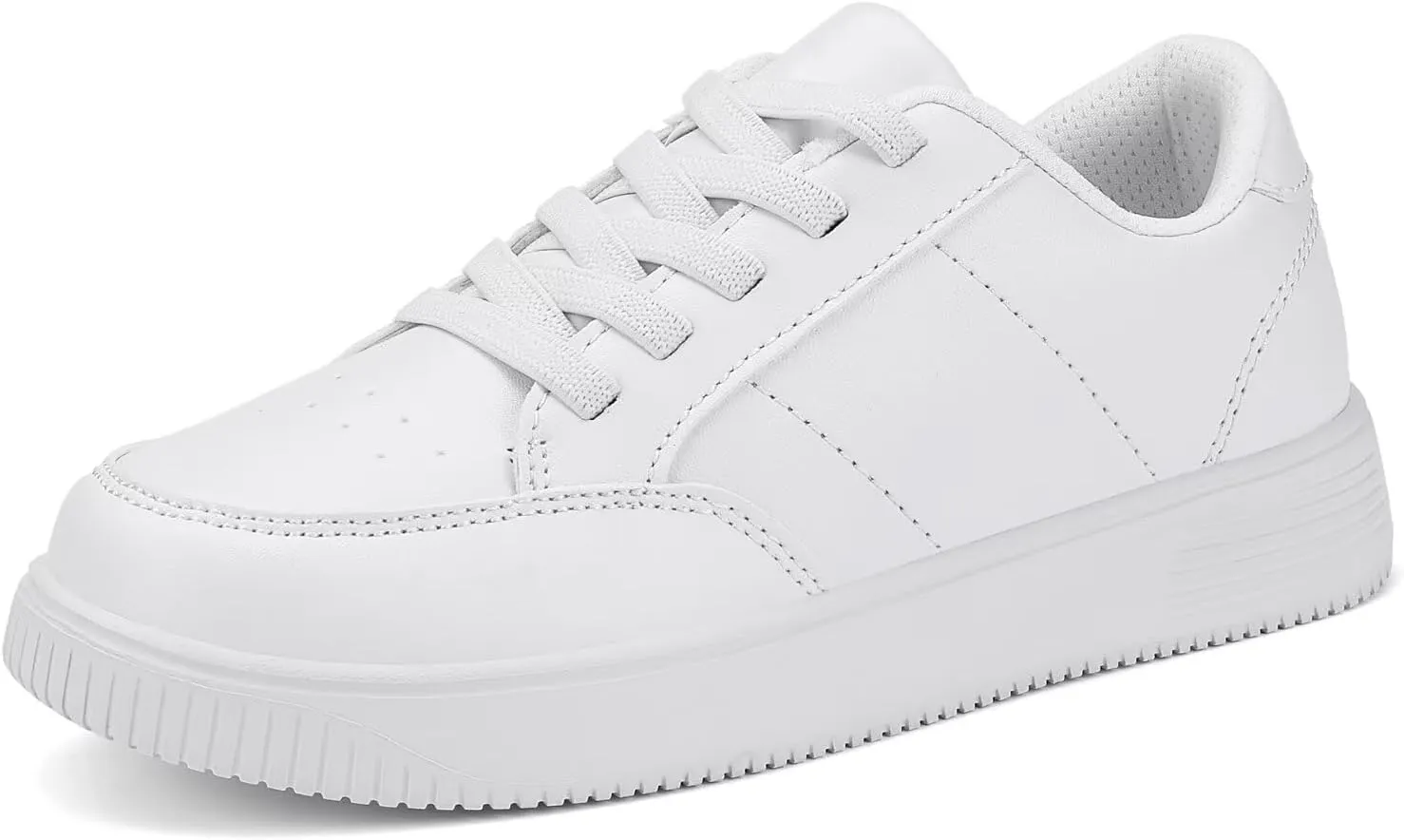 YAVY Unisex-Child Sneakers Boys Girls Running Leather Sneakers Breathable Mesh Athletic Shoes Lightweight Kids Walking Shoes