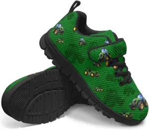 YEXIATODO Kids Slip On Sneakers Cool Print Youth Boys Girls Tennis Shoes Toddler Walking Shoes Size 1-13